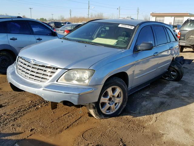 2C8GF68425R308189 - 2005 CHRYSLER PACIFICA T BLUE photo 2