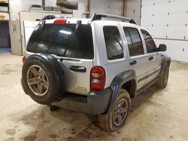 1J4GL38K56W165216 - 2006 JEEP LIBERTY RE SILVER photo 4