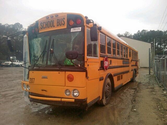 1T7Y74D25J1128959 - 2018 THOMAS SCHOOL BUS YELLOW photo 2