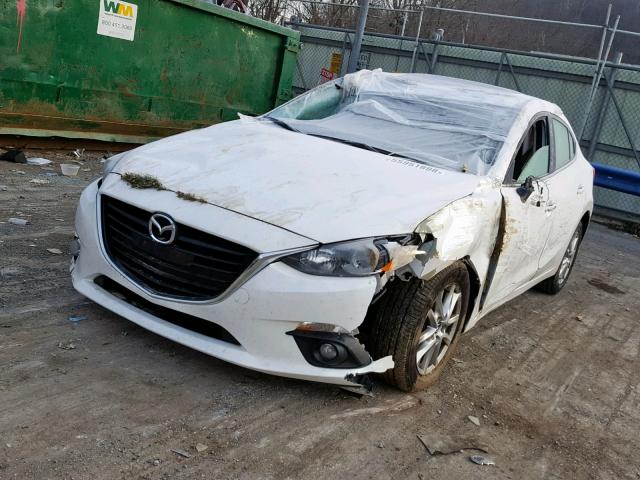 JM1BM1V78G1326156 - 2016 MAZDA 3 TOURING WHITE photo 2