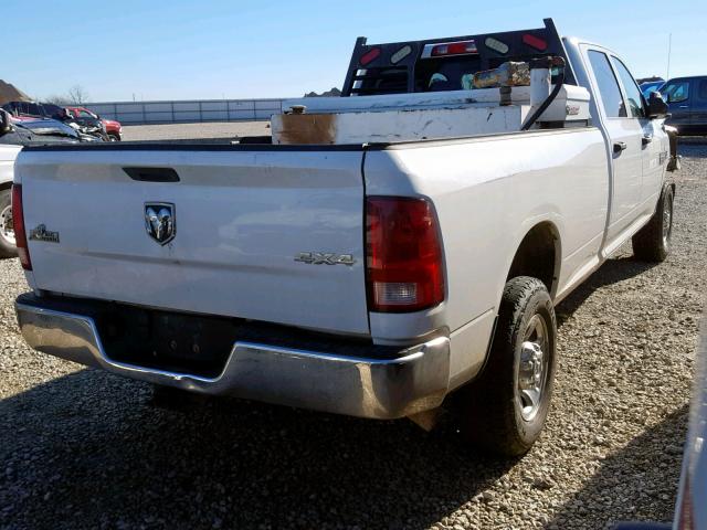 3C63D3GL5CG209700 - 2012 DODGE RAM 3500 S WHITE photo 4