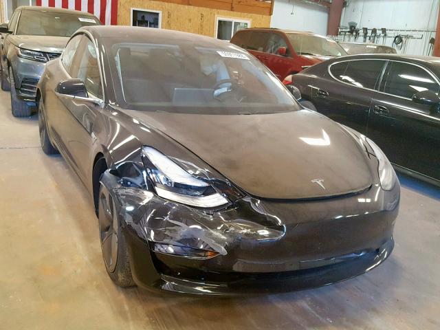 5YJ3E1EA5JF152249 - 2018 TESLA MODEL 3 BLACK photo 1