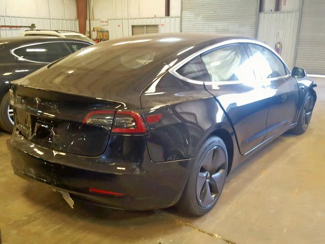 5YJ3E1EA5JF152249 - 2018 TESLA MODEL 3 BLACK photo 4