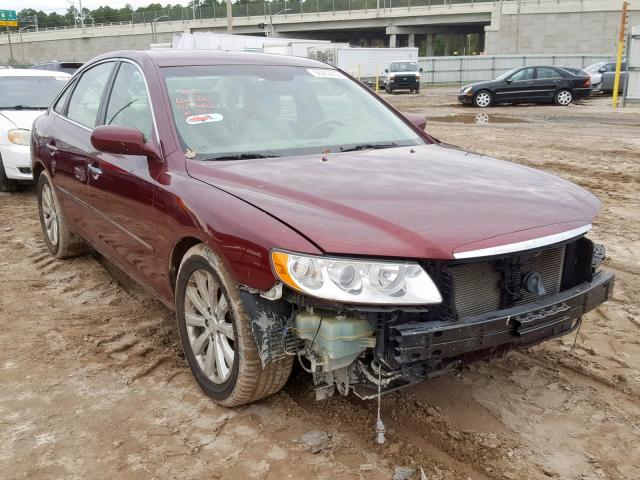 KMHFC46D39A351636 - 2009 HYUNDAI AZERA GLS MAROON photo 1