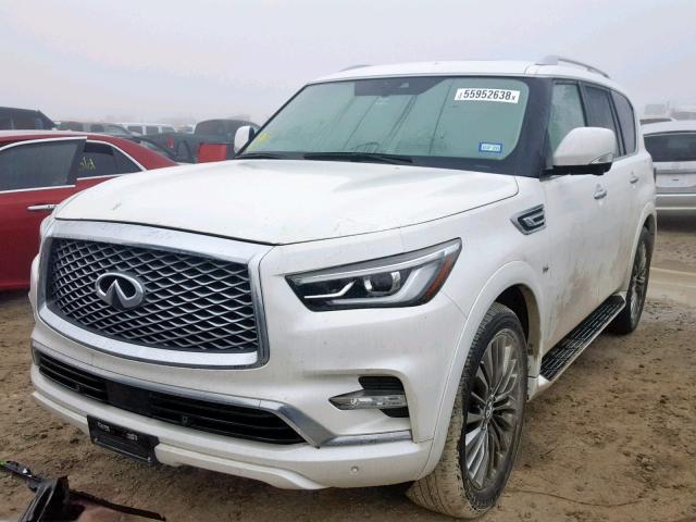 JN8AZ2NF3J9660263 - 2018 INFINITI QX80 BASE WHITE photo 2