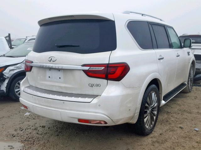 JN8AZ2NF3J9660263 - 2018 INFINITI QX80 BASE WHITE photo 4