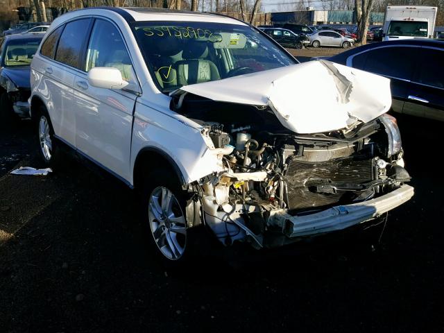 5J6RE3H70BL028727 - 2011 HONDA CR-V EXL WHITE photo 1