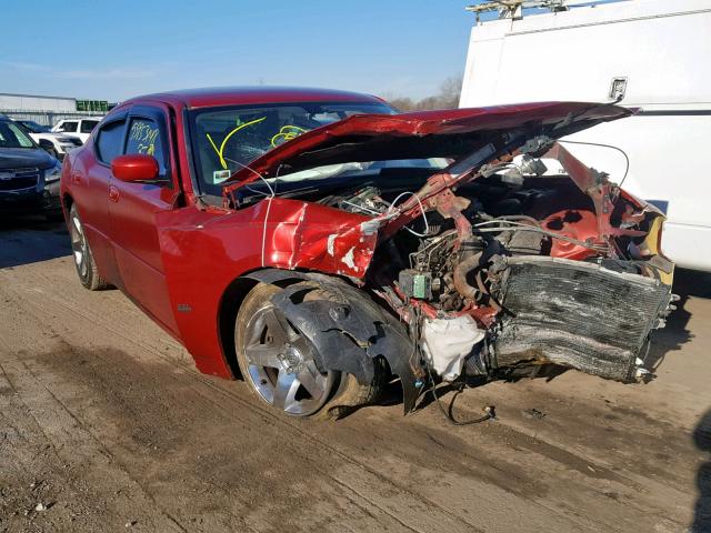 2B3CA3CV1AH213962 - 2010 DODGE CHARGER SX RED photo 1