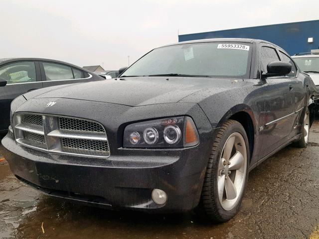 2B3CA9CV5AH287842 - 2010 DODGE CHARGER RA BLACK photo 2