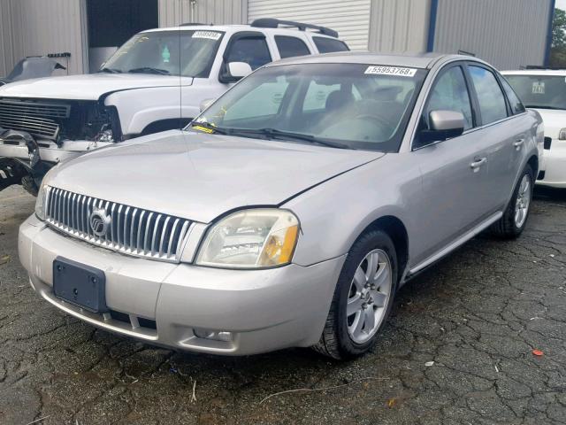 1MEHM401X7G614710 - 2007 MERCURY MONTEGO LU SILVER photo 2