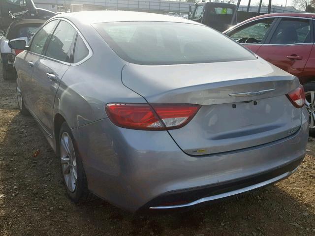 1C3CCCAB2GN140719 - 2016 CHRYSLER 200 LIMITE GRAY photo 3