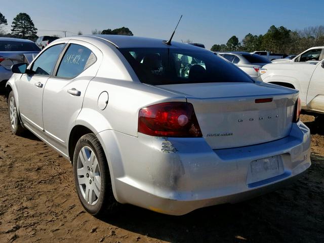 1B3BD4FB9BN520945 - 2011 DODGE AVENGER EX SILVER photo 3