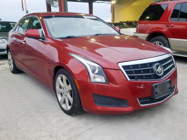 1G6AA5RX1D0129615 - 2013 CADILLAC ATS MAROON photo 1