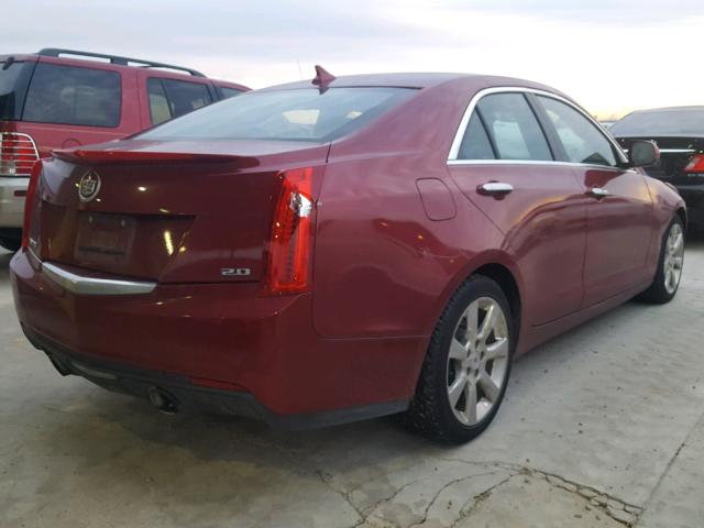 1G6AA5RX1D0129615 - 2013 CADILLAC ATS MAROON photo 4