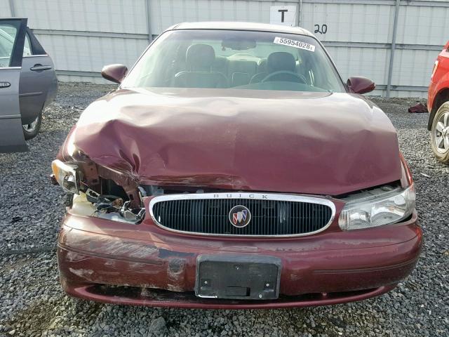 2G4WY55J121187589 - 2002 BUICK CENTURY LI MAROON photo 7