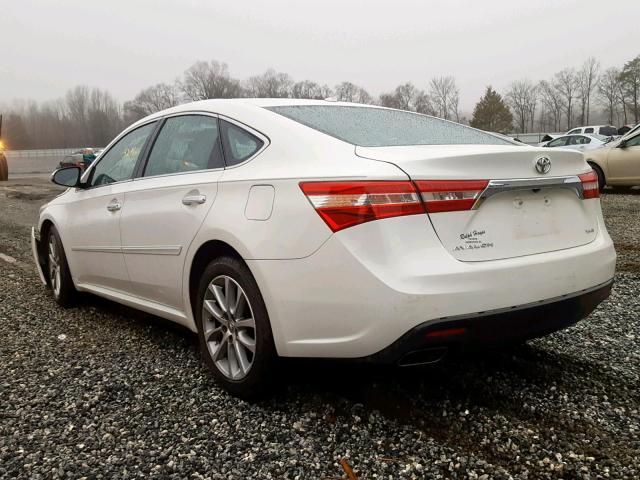 4T1BK1EB8EU115038 - 2014 TOYOTA AVALON BAS WHITE photo 3