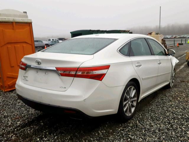 4T1BK1EB8EU115038 - 2014 TOYOTA AVALON BAS WHITE photo 4