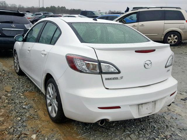 JM1BL1S52A1331687 - 2010 MAZDA 3 S WHITE photo 3