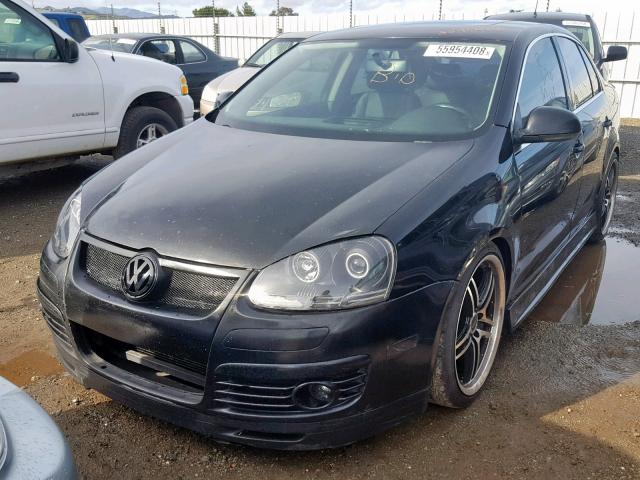 3VWST71K96M778857 - 2006 VOLKSWAGEN JETTA TDI BLACK photo 2