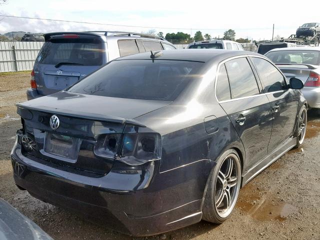 3VWST71K96M778857 - 2006 VOLKSWAGEN JETTA TDI BLACK photo 4