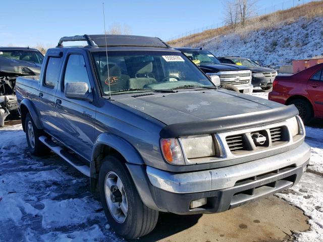 1N6ED27Y3YC434373 - 2000 NISSAN FRONTIER C GRAY photo 1