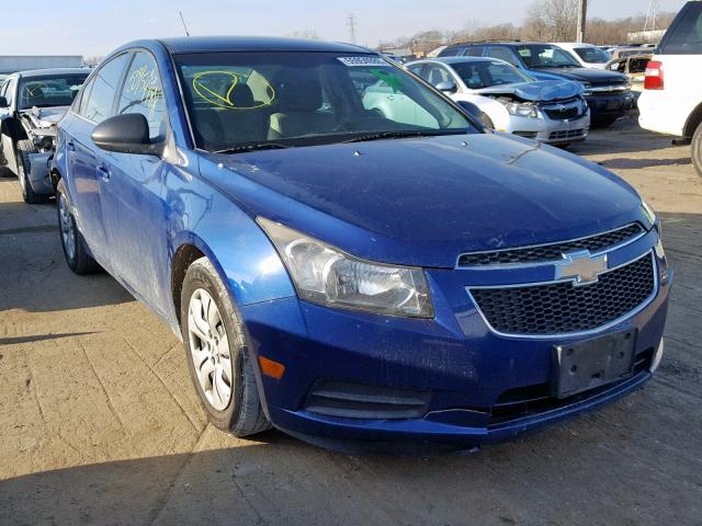 1G1PC5SH1C7251443 - 2012 CHEVROLET CRUZE LS BLUE photo 1