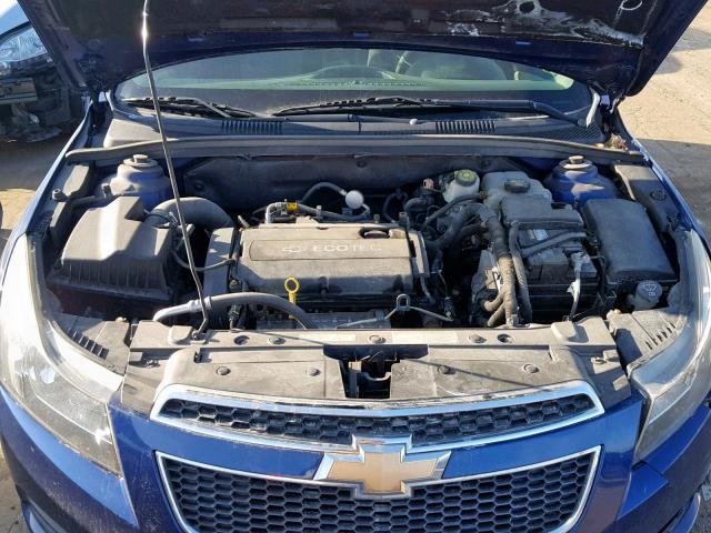 1G1PC5SH1C7251443 - 2012 CHEVROLET CRUZE LS BLUE photo 7