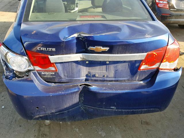 1G1PC5SH1C7251443 - 2012 CHEVROLET CRUZE LS BLUE photo 9