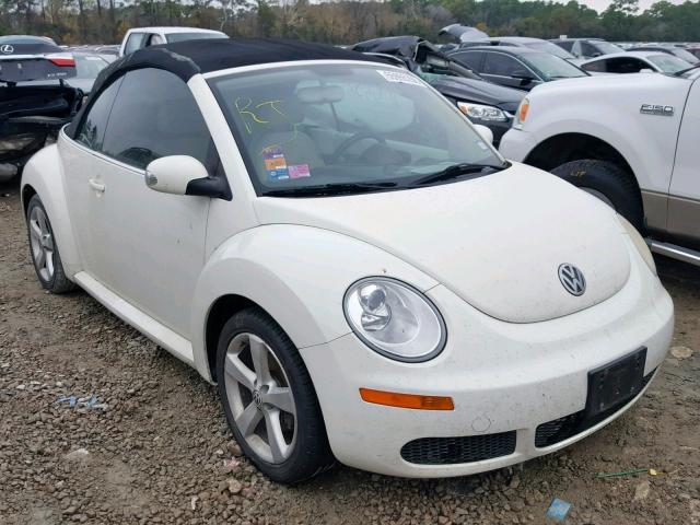 3VWFF31Y97M417474 - 2007 VOLKSWAGEN NEW BEETLE WHITE photo 1