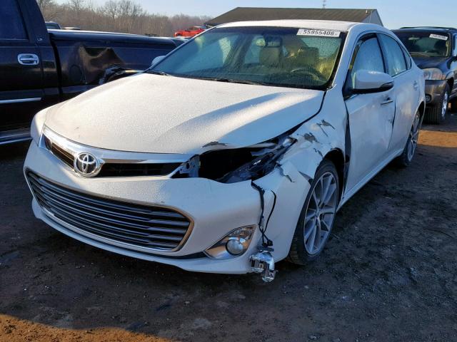 4T1BK1EB4FU184844 - 2015 TOYOTA AVALON XLE WHITE photo 2