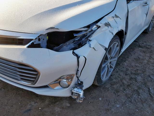 4T1BK1EB4FU184844 - 2015 TOYOTA AVALON XLE WHITE photo 9