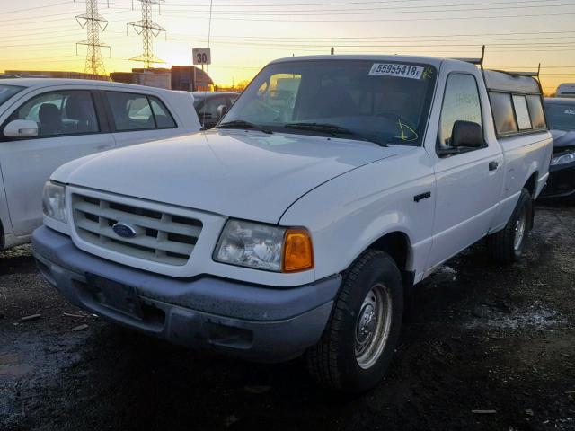 1FTYR10D03PA42049 - 2003 FORD RANGER WHITE photo 2