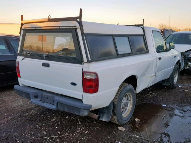 1FTYR10D03PA42049 - 2003 FORD RANGER WHITE photo 4