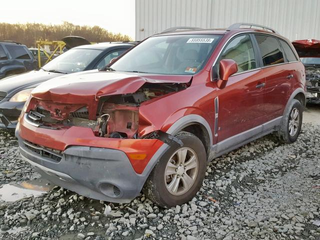 3GSCL33P89S556310 - 2009 SATURN VUE XE RED photo 2