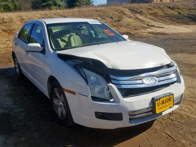 3FAHP07Z68R224345 - 2008 FORD FUSION SE WHITE photo 1