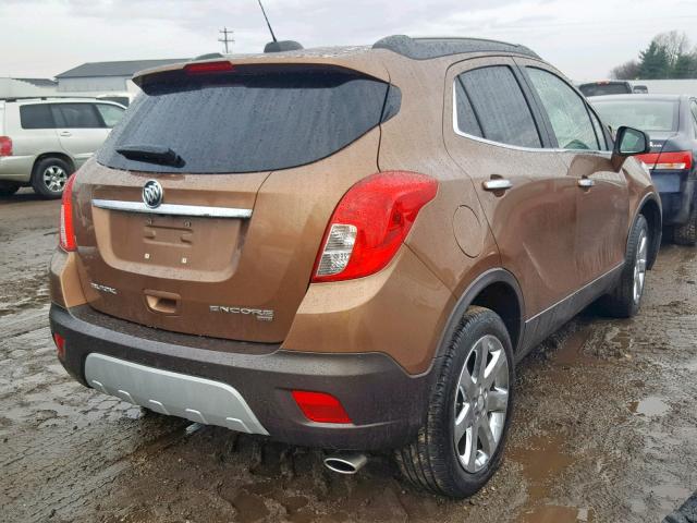 KL4CJHSB4GB544789 - 2016 BUICK ENCORE PRE BROWN photo 4