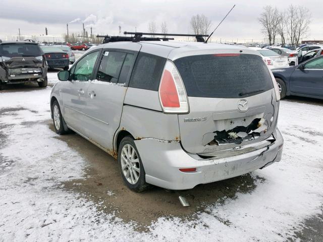 JM1CR293480319294 - 2008 MAZDA 5 SILVER photo 3