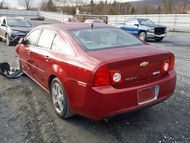 1G1ZD5EB4AF226584 - 2010 CHEVROLET MALIBU 2LT MAROON photo 3