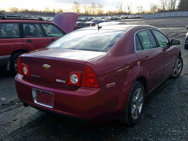 1G1ZD5EB4AF226584 - 2010 CHEVROLET MALIBU 2LT MAROON photo 4