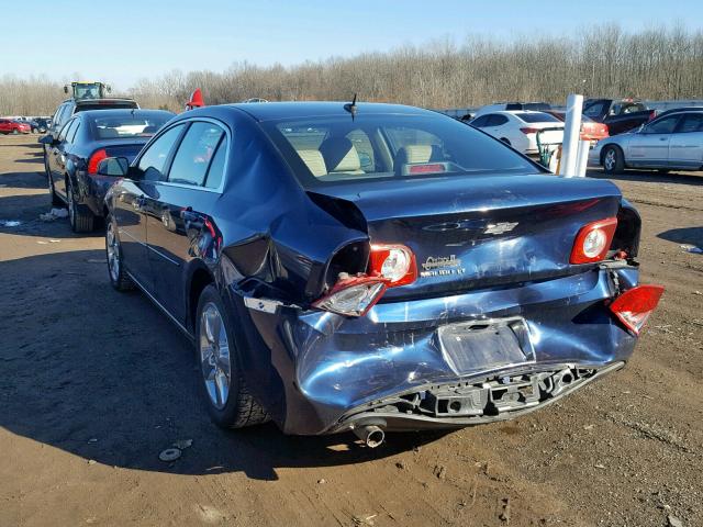 1G1ZD5EB3AF258152 - 2010 CHEVROLET MALIBU 2LT BLUE photo 3