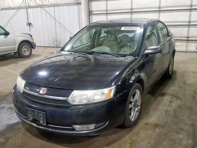 1G8AL52F54Z127557 - 2004 SATURN ION LEVEL BLACK photo 2