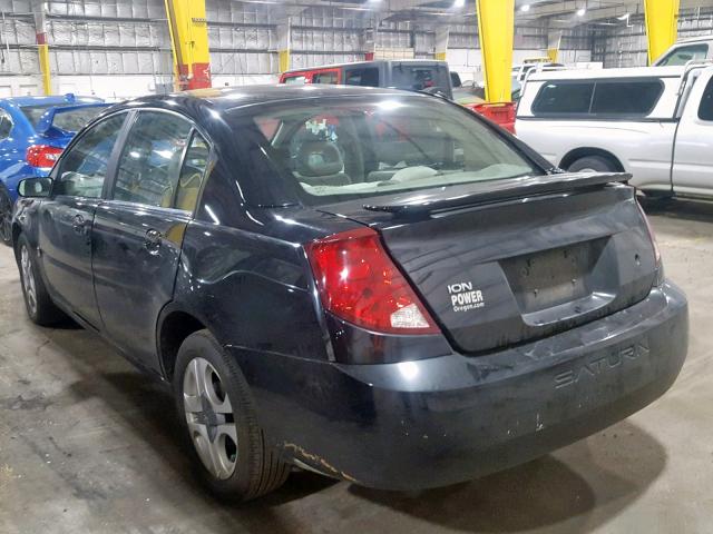 1G8AL52F54Z127557 - 2004 SATURN ION LEVEL BLACK photo 3