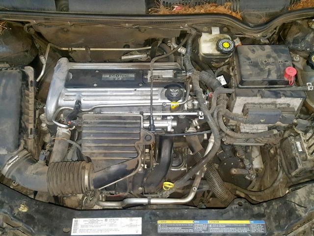 1G8AL52F54Z127557 - 2004 SATURN ION LEVEL BLACK photo 7