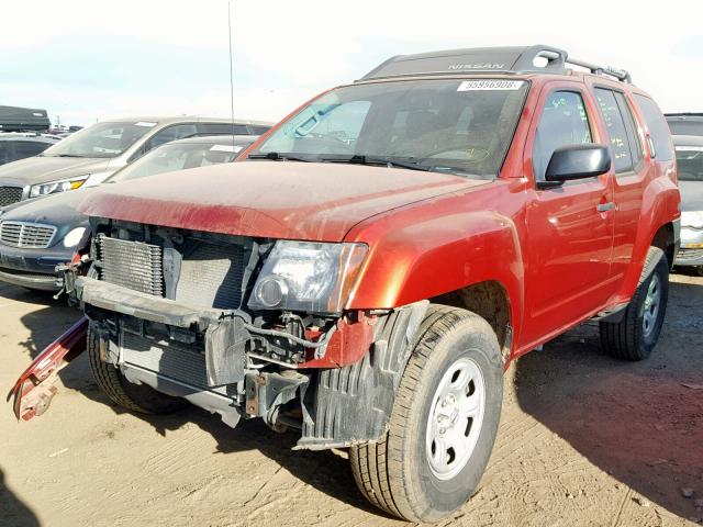 5N1AN0NW5EN811754 - 2014 NISSAN XTERRA X RED photo 2