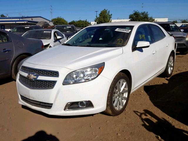 1G11E5SA7DF239419 - 2013 CHEVROLET MALIBU 2LT WHITE photo 2