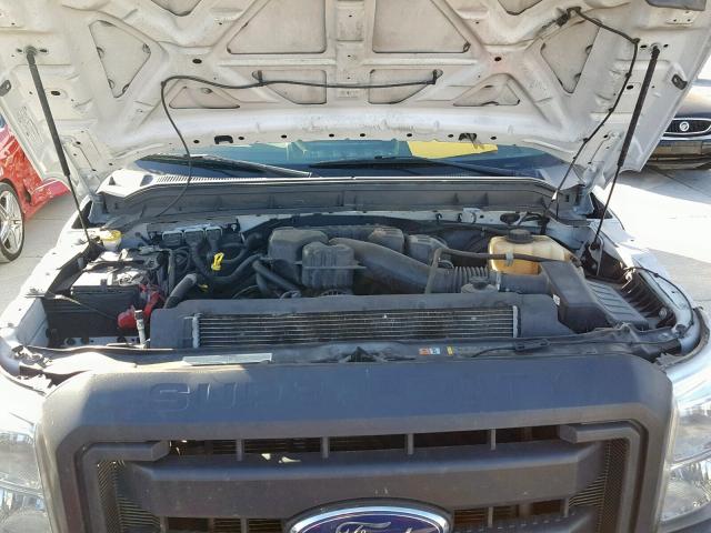 1FT7X2A67FEB75818 - 2015 FORD F250 SUPER WHITE photo 7