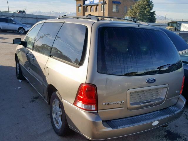 2FMZA52254BA45239 - 2004 FORD FREESTAR S TAN photo 3