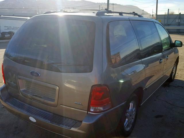 2FMZA52254BA45239 - 2004 FORD FREESTAR S TAN photo 4