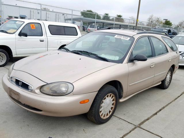 1MEFM58U6XA659304 - 1999 MERCURY SABLE GS BEIGE photo 2