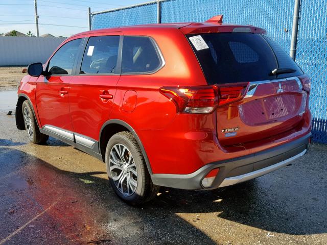 JA4AD2A38JZ017567 - 2018 MITSUBISHI OUTLANDER BURGUNDY photo 3